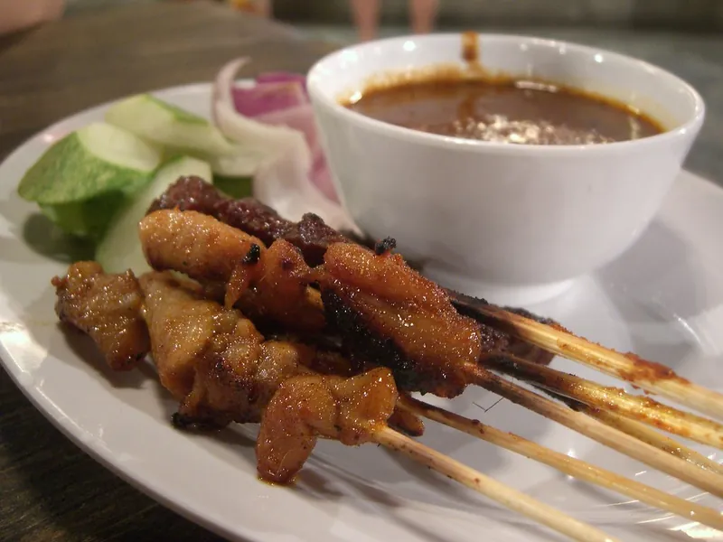 Satay and Malaysian hawker food in Batu Ferringhi